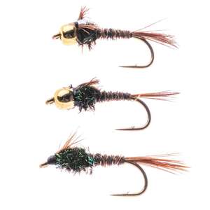 RoundRocks Pheasant Tails Fly Assortment - 6 Pack