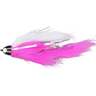 RoundRocks Pink/White Llama Streamer Fly - Size 2 - Pink/White 2