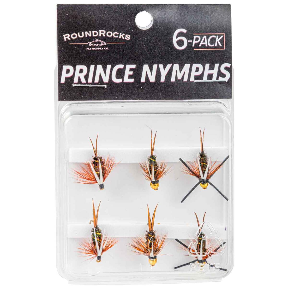RoundRocks Prince Nymph Fly Assortment - 6 Pack | Sportsman's Warehouse