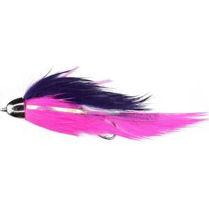RoundRocks Purple/Pink Llama Streamer Fly - Size 2