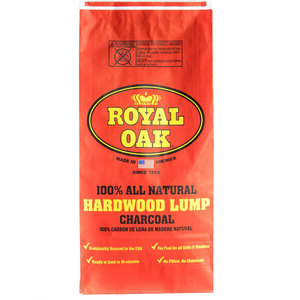 Royal Oak 100% All Natural Hardwood Lump charcoal - 15lbs