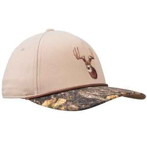 Rustic Ridge 10 Point Whitetail Camo Adjustable Hat - Khaki/Realtree Edge - One Size Fits Most