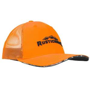 Rustic Ridge Blaze Trucker Hat - Blaze Orange - One Size Fits Most