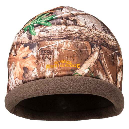 Rustic Ridge Men’s Realtree Edge Fleece Lined Hunting Beanie – Realtree Edge One Size Fits Most