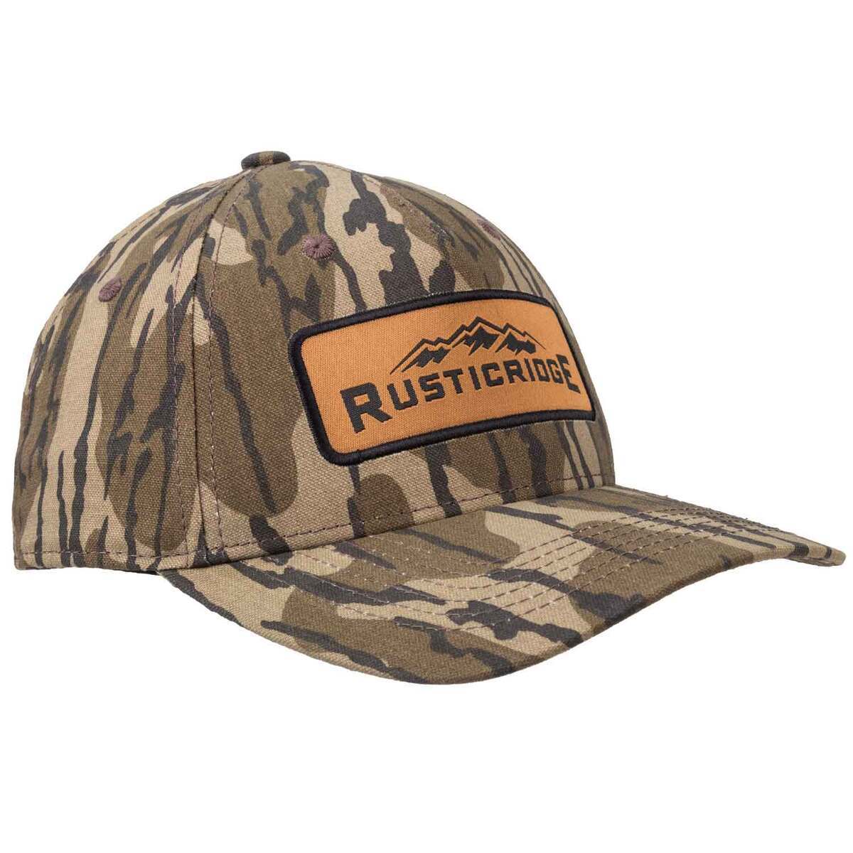Rustic Ridge Unisex Mossy Oak Bottomland Solid Camo Adjustable Hat ...