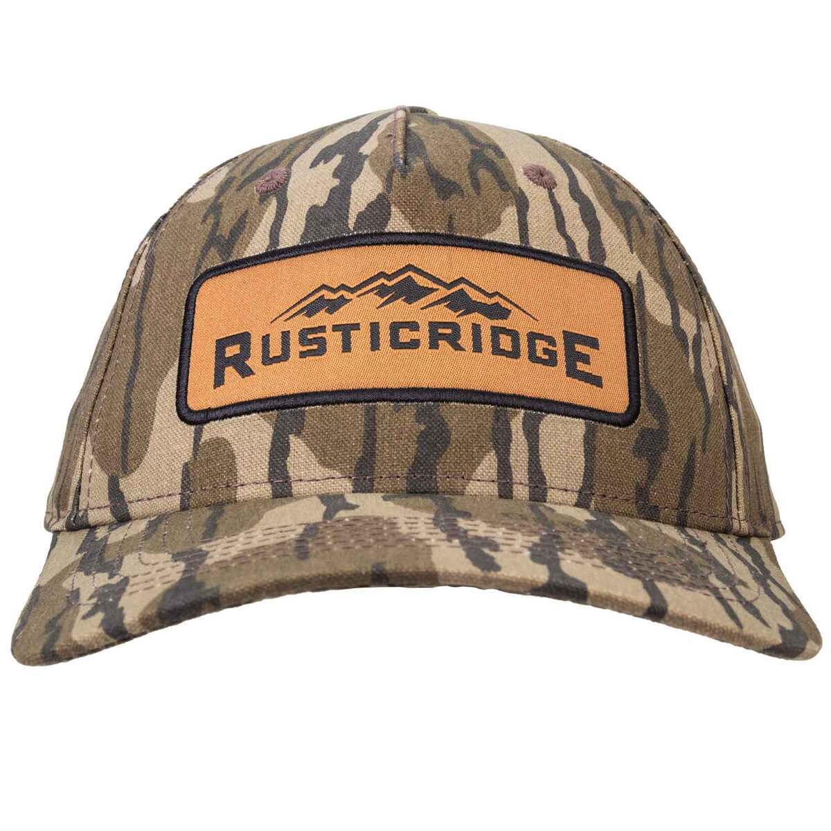 Rustic Ridge Unisex Mossy Oak Bottomland Solid Camo Adjustable Hat ...