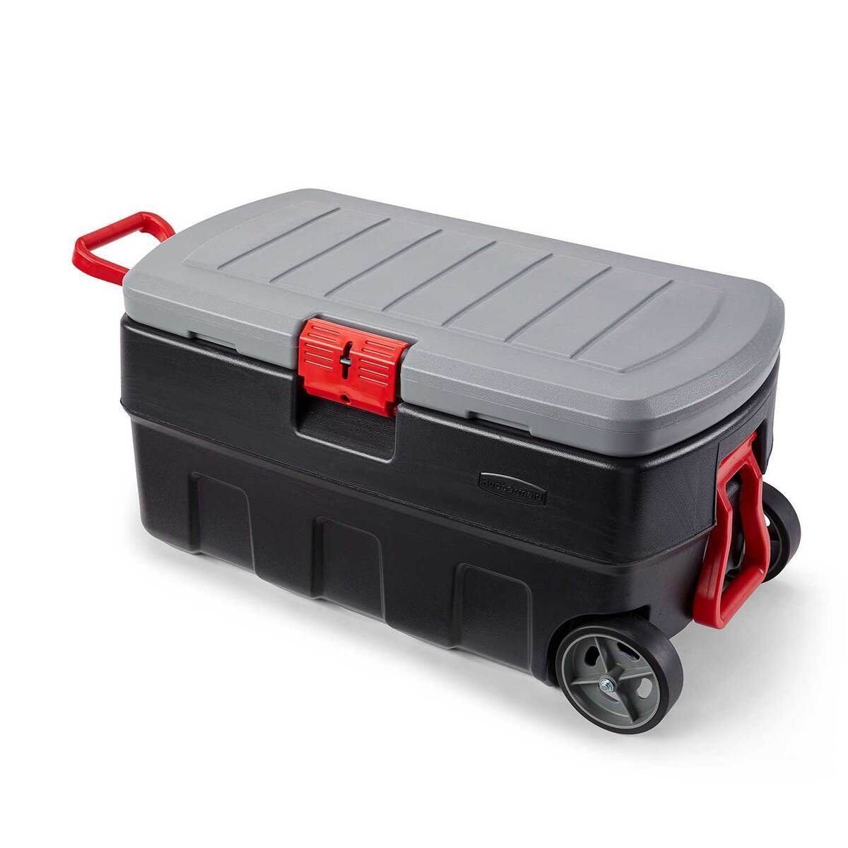 Rubbermaid Wheeled Action Packer 35 Gallon Lockable Storage Box ...