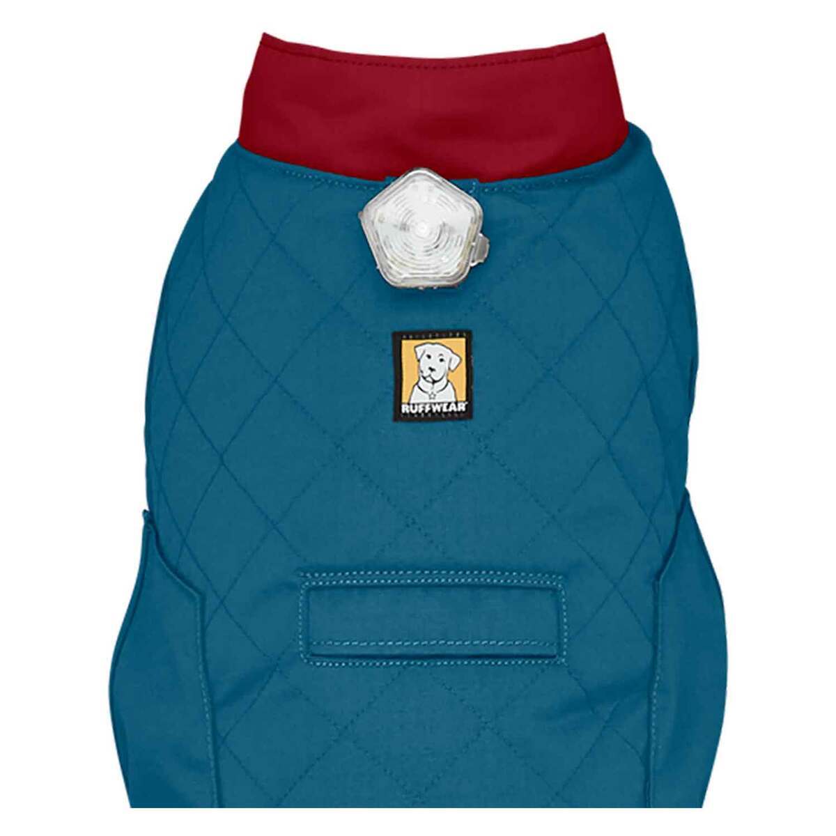 Ruffwear Stumptown Polyester Dog Coat - Medium - Blue Medium Ruffwear Stumptown Polyester Dog Coat - Medium - Blue Medium