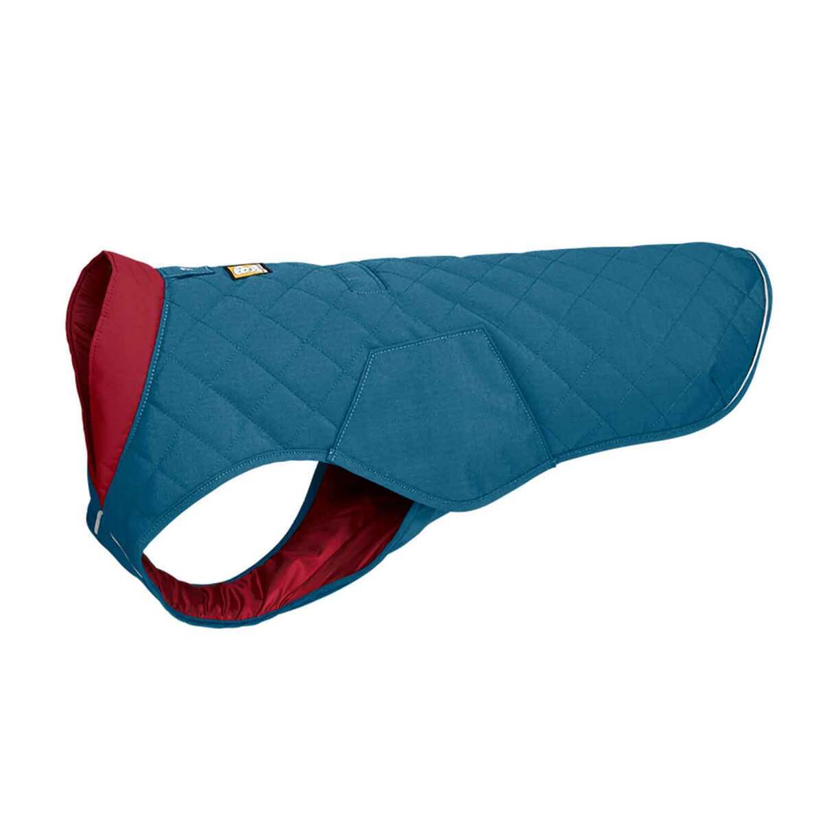 Ruffwear Stumptown Polyester Dog Coat - Medium - Blue Medium Ruffwear Stumptown Polyester Dog Coat - Medium - Blue Medium