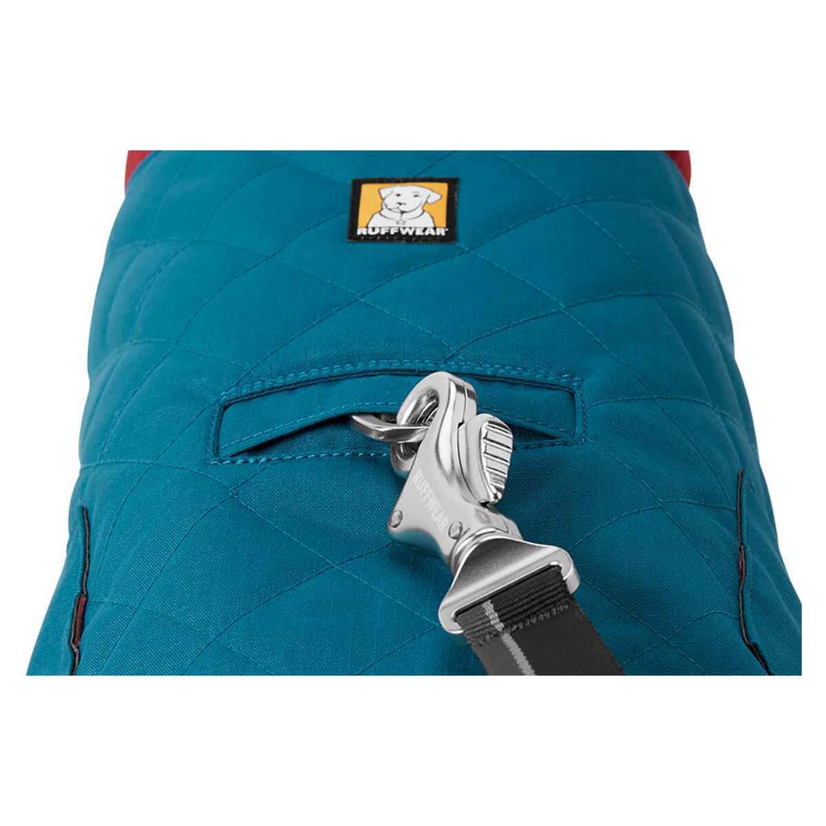 Ruffwear Stumptown Polyester Dog Coat - Medium - Blue Medium Ruffwear Stumptown Polyester Dog Coat - Medium - Blue Medium