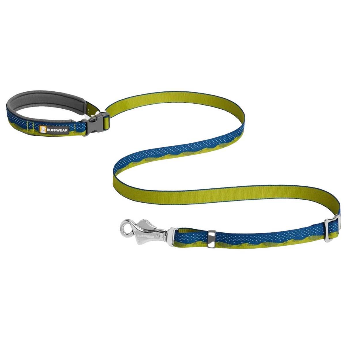 Ruffwear Crag Reflective Dog Leash - Green Hills Ruffwear Crag Reflective Dog Leash - Green Hills