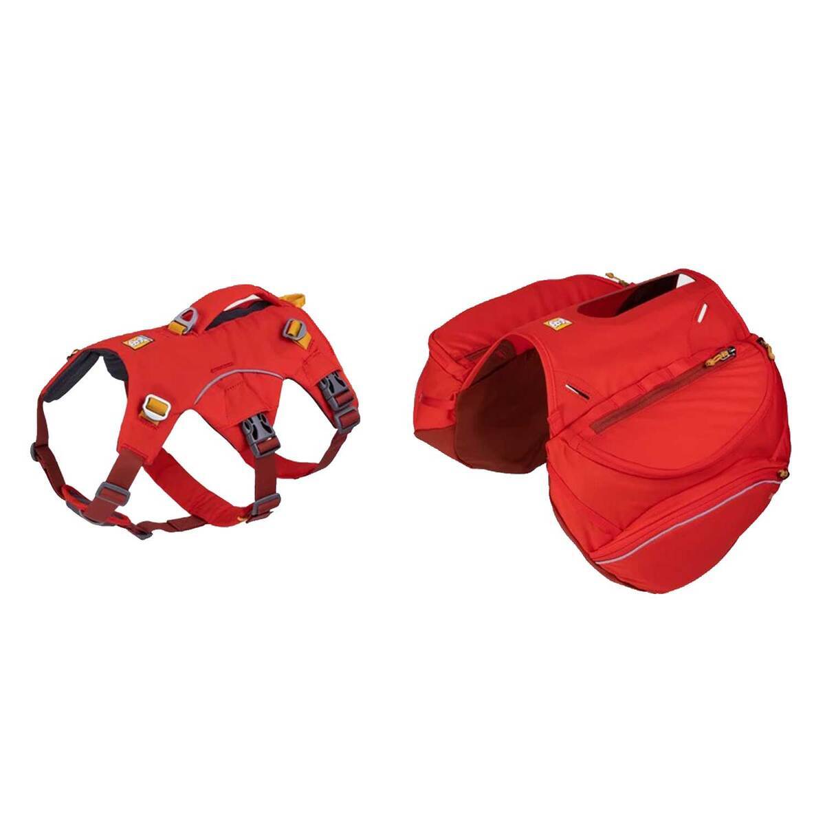 Ruffwear Palisades Dog Backpack - Red Sumac - Medium - Red Medium Ruffwear Palisades Dog Backpack - Red Sumac - Medium - Red Medium
