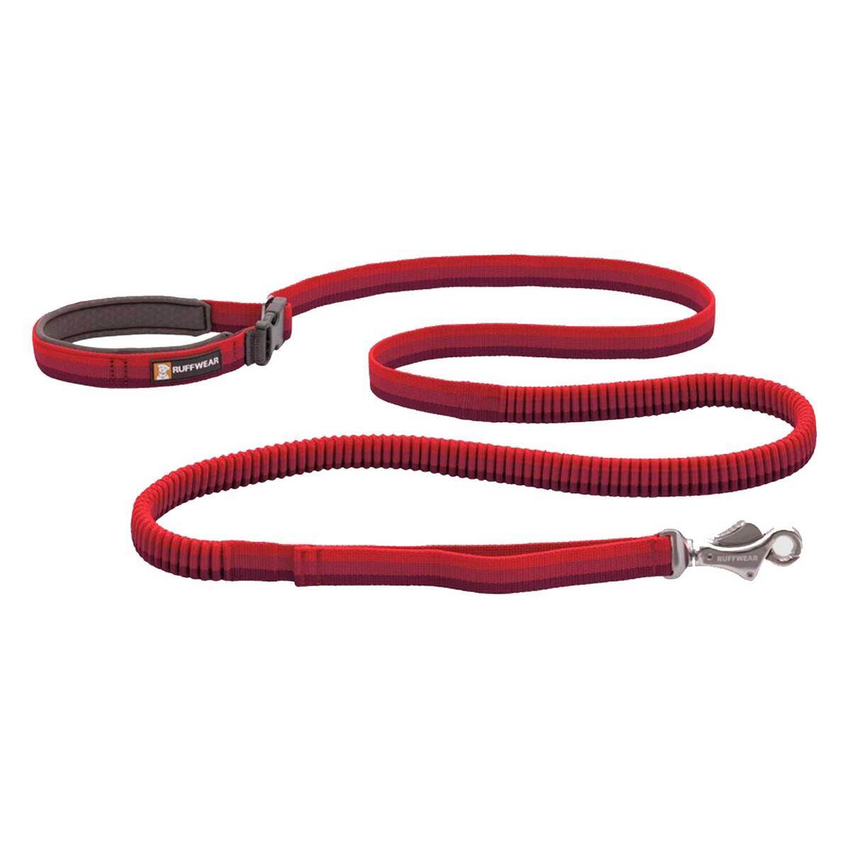 Ruffwear Roamer 7.3-11in Bungee Dog Leash - Red Sumac - Red Ruffwear Roamer 7.3-11in Bungee Dog Leash - Red Sumac - Red
