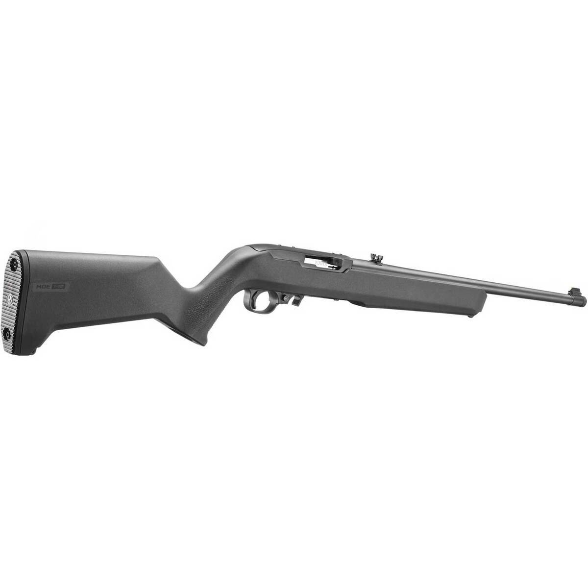 Ruger 10/22 Carbine 22 Long Rifle Satin Black Semi Automatic Rifle w/ Magpul MOE X-22 - 18.5in - Black Ruger 10/22 Carbine 22 Long Rifle Satin Black Semi Automatic Rifle w/ Magpul MOE X-22 - 18.5in - Black