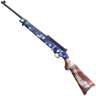 Ruger 10/22 Carbine 4th Edition Satin Black American Flag Semi Automatic Rifle - 22 Long Rifle - 18.5in - American Flag