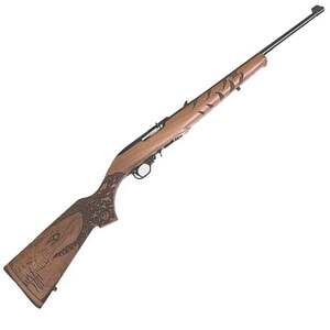 Ruger 10/22 Carbine Satin Blued Walnut "Great White Shark" Semi Automatic Rifle - 22 Long Rifle - 18.5in