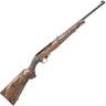 Ruger 10/22 Sporter Satin Black/Engraved Eagle Semi Automatic Rifle - 22 Long Rifle - 18.5 - Brown