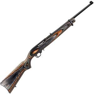 Ruger 10/22 Carbine Stainless Steel/Black and Brown Laminate Semi Automatic Rifle - 22 Long Rifle - 18.5in