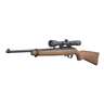 Ruger 10/22 Carbine w/ Viridian EON 3-9x40 Scope Hardwood Semi Automatic Rifle - 22 Long Rifle - 18.5in - Brown