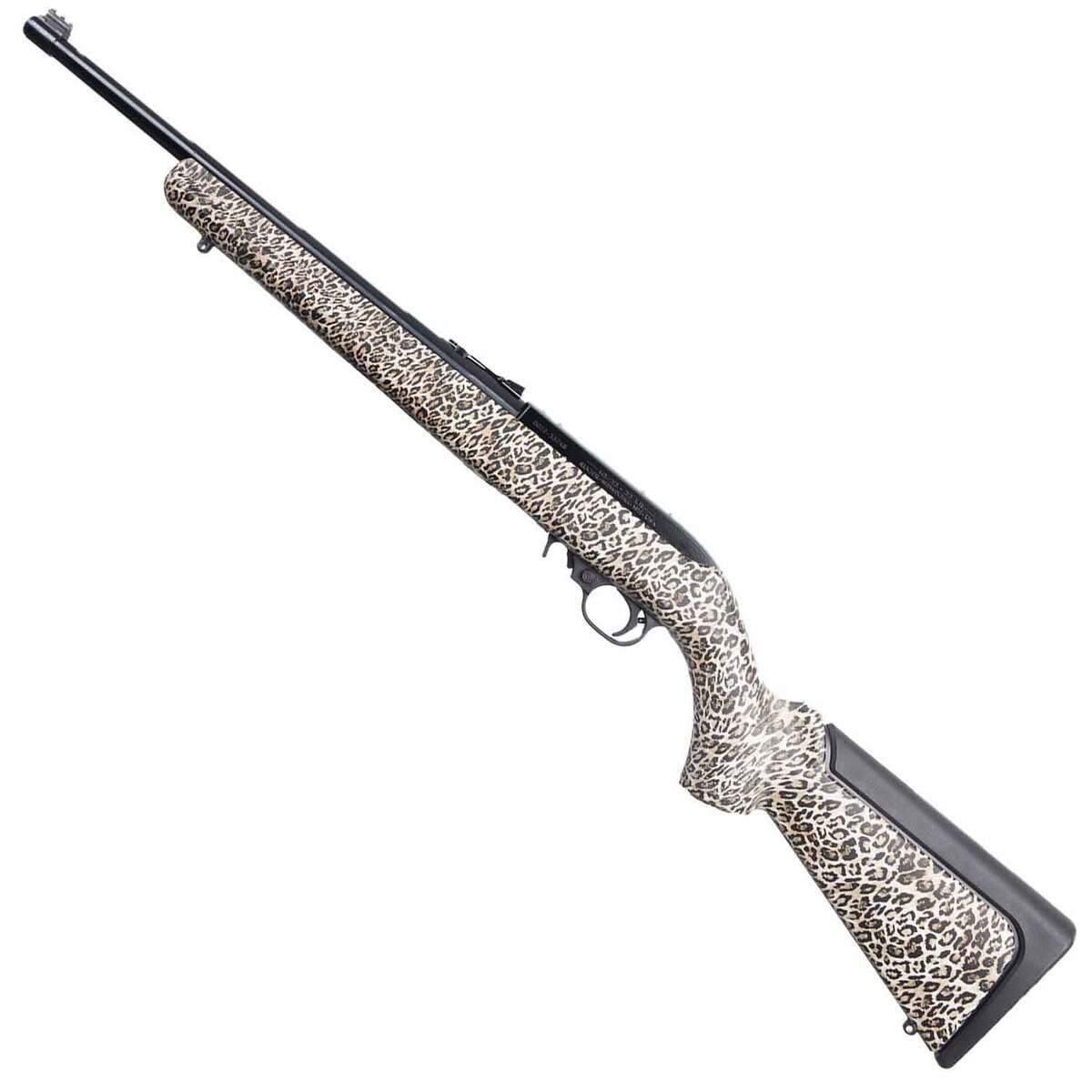 Ruger 10/22 Compact Leopard Blued Semi Automatic Rifle - 22 Long Rifle - 10+1 Rounds - Camo Ruger 10/22 Compact Leopard Blued Semi Automatic Rifle - 22 Long Rifle - 10+1 Rounds - Camo