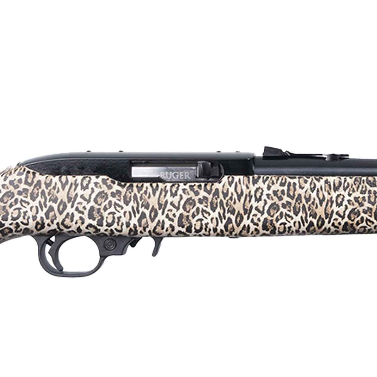Ruger 10/22 Compact Leopard Blued Semi Automatic Rifle - 22 Long Rifle - 10+1 Rounds - Camo Ruger 10/22 Compact Leopard Blued Semi Automatic Rifle - 22 Long Rifle - 10+1 Rounds - Camo