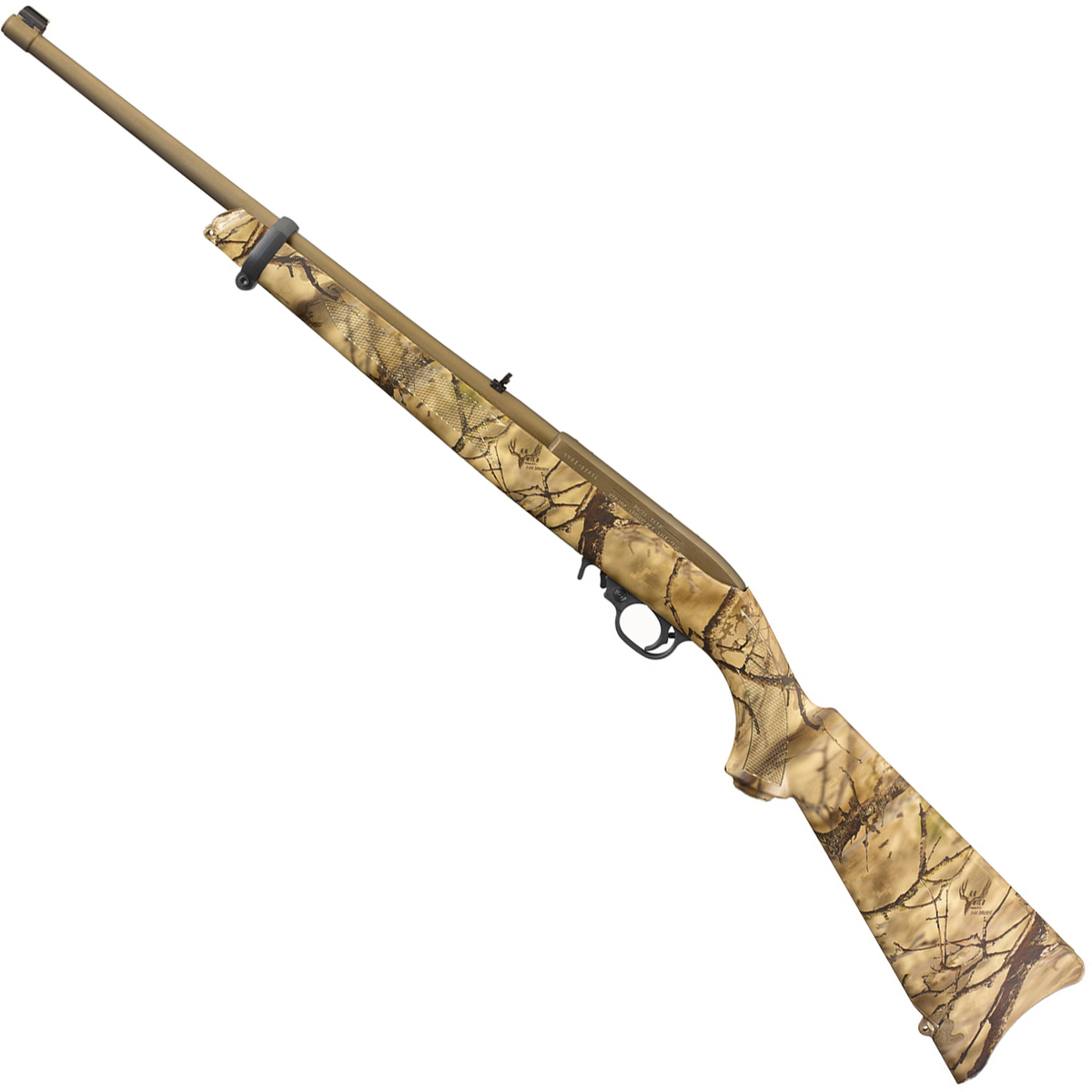 Ruger 10/22 Go Wild Bronze Semi Automatic Rifle - 22 Long Rifle - Go Wild Camo I-M Brush Ruger 10/22 Go Wild Bronze Semi Automatic Rifle - 22 Long Rifle - Go Wild Camo I-M Brush