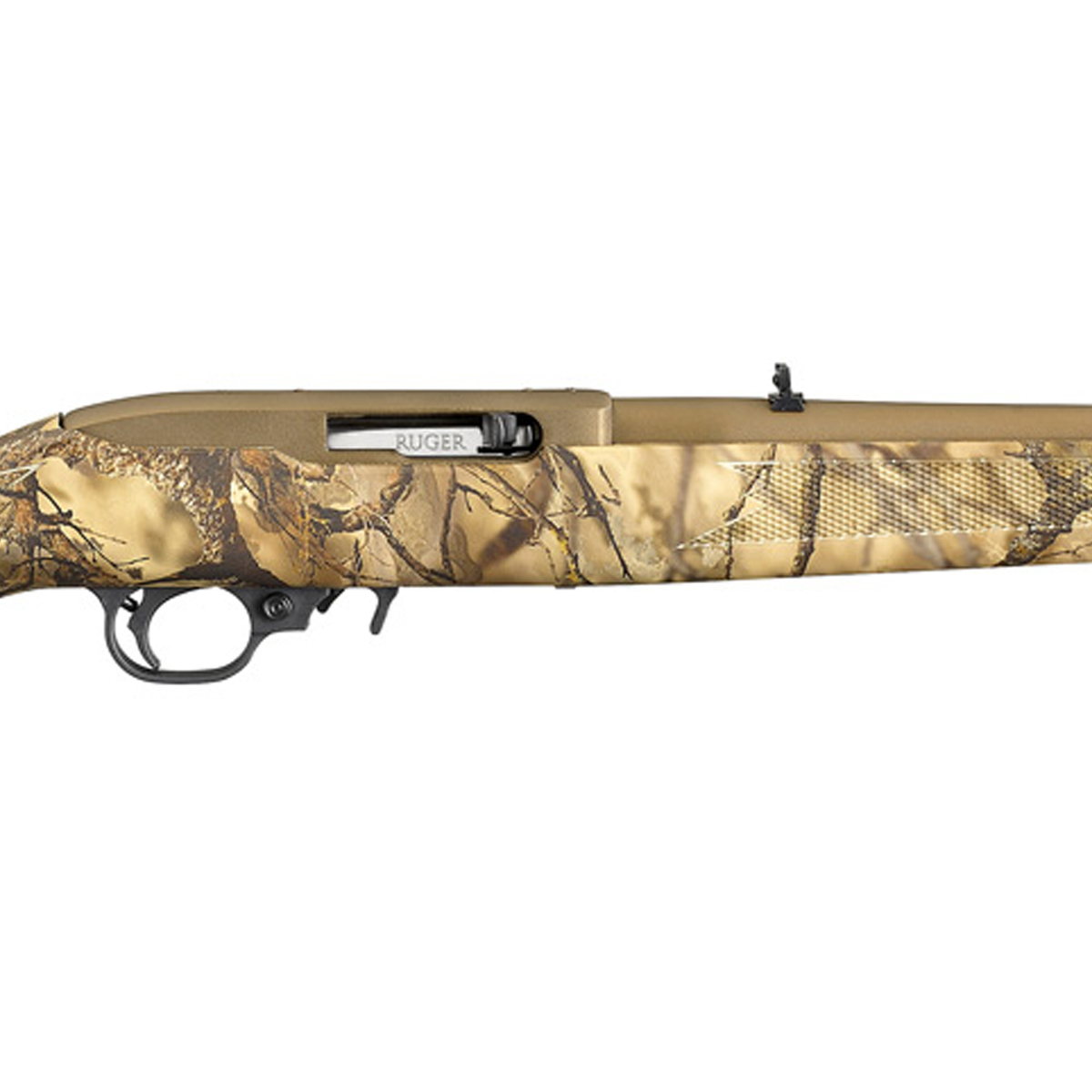 Ruger 10/22 Go Wild Bronze Semi Automatic Rifle - 22 Long Rifle - Go Wild Camo I-M Brush Ruger 10/22 Go Wild Bronze Semi Automatic Rifle - 22 Long Rifle - Go Wild Camo I-M Brush