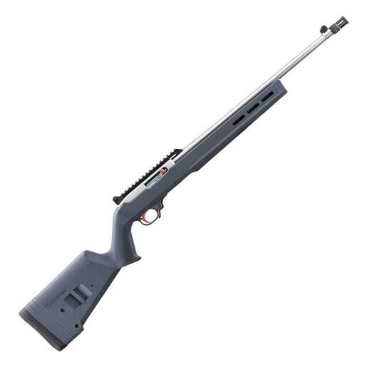 Ruger 10/22 Satin Stainless Semi Automatic Rifle - 22 Long Rifle - 18.5in - Gray image