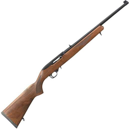 Ruger 10/22 Sporter Satin Black Semi Automatic Rifle - 22 Long Rifle - 18.5in - Brown image