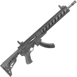 Ruger 10/22 Tactical 22 Long Rifle 16.12in Black/Blued Semi Automatic Modern Sporting Rifle - 25+1 Rounds