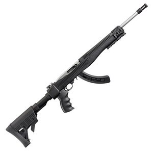 Ruger 10 22 Tactical Stainless Black Semi Automatic Rifle 22 Long Rifle Black Sportsman S Warehouse