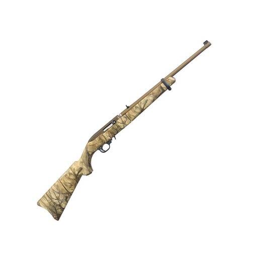 Ruger 10/22 Takedown Burnt Bronze/Go Wild Camo Semi Automatic Rifle - 22 Long Rifle - 18.5in - Burnt Bronze image