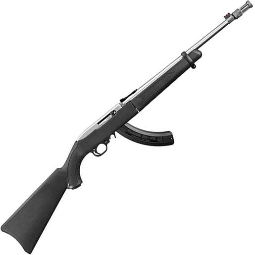Ruger 10/22 Takedown Polished Stainless Semi Automatic Rifle - 22 Long Rifle - 16.1in - Black image