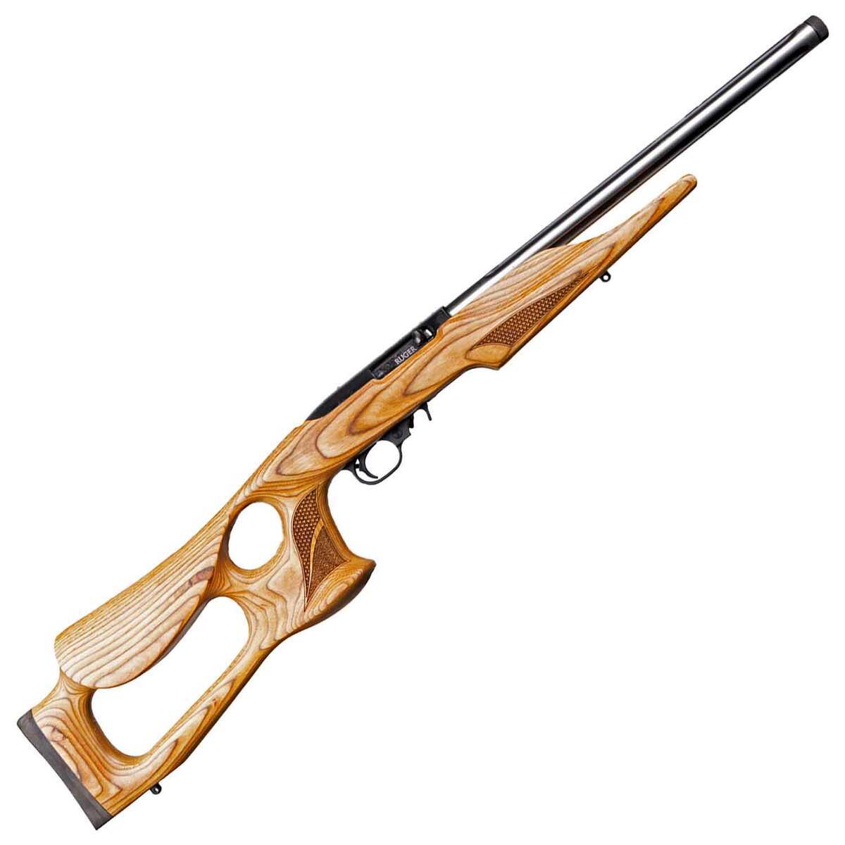Ruger 10/22 Target Stainless Semi Automatic - 22 Long Rifle - 16.13in - Tan Ruger 10/22 Target Stainless Semi Automatic - 22 Long Rifle - 16.13in - Tan