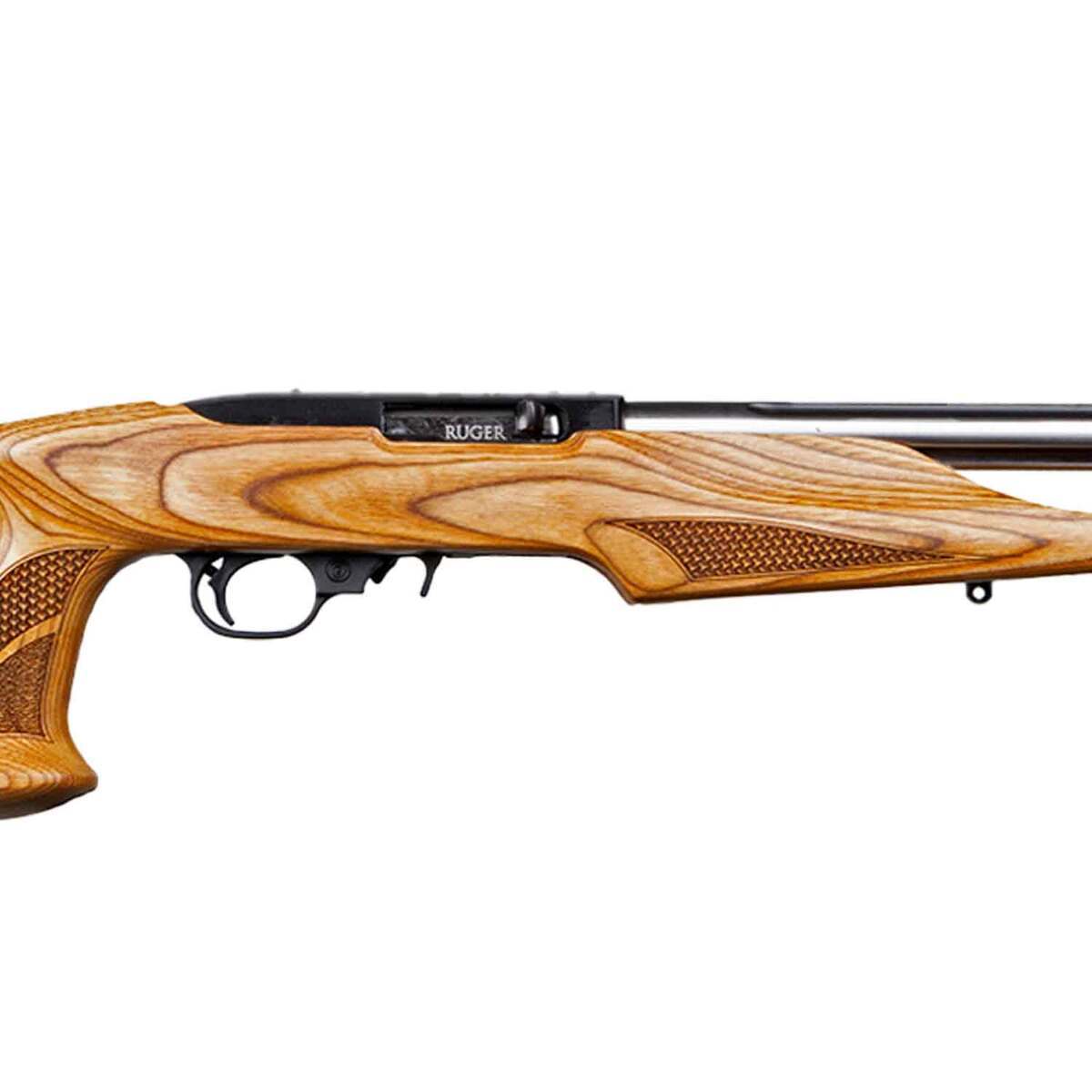 Ruger 10/22 Target Stainless Semi Automatic - 22 Long Rifle - 16.13in - Tan Ruger 10/22 Target Stainless Semi Automatic - 22 Long Rifle - 16.13in - Tan