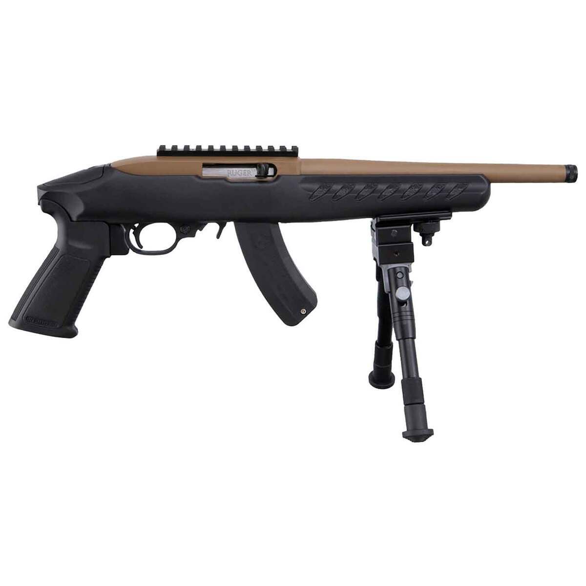 Ruger 22 Charger 22 Long Rifle 10in Cerakote FDE Modern Sporting Pistol - 15+1 Rounds Ruger 22 Charger 22 Long Rifle 10in Cerakote FDE Modern Sporting Pistol - 15+1 Rounds