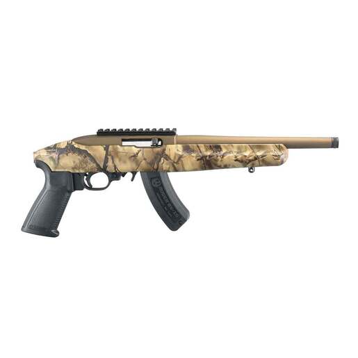 Ruger 22 Charger Go Wild 22 Long Rifle 10in Go Wild Camo Semi Automatic Modern Sporting Pistol - 15+1 Rounds image