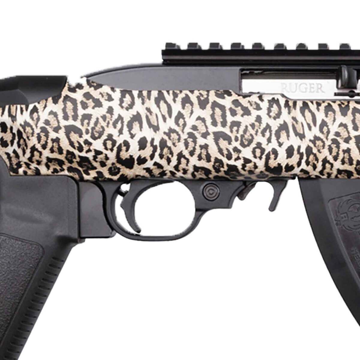 Ruger 22 Charger Lite 22 Long Rifle 8in Leopard Modern Sporting Pistol ...