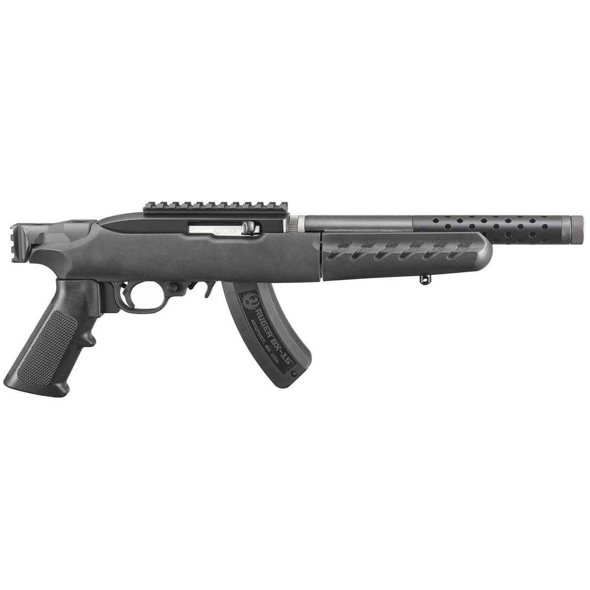 Ruger 22 Charger TD Lite Threaded Barrel 22 Long Rifle 10in Black Modern Sporting Pistol - 15+1 Rounds - Black Ruger 22 Charger TD Lite Threaded Barrel 22 Long Rifle 10in Black Modern Sporting Pistol - 15+1 Rounds - Black