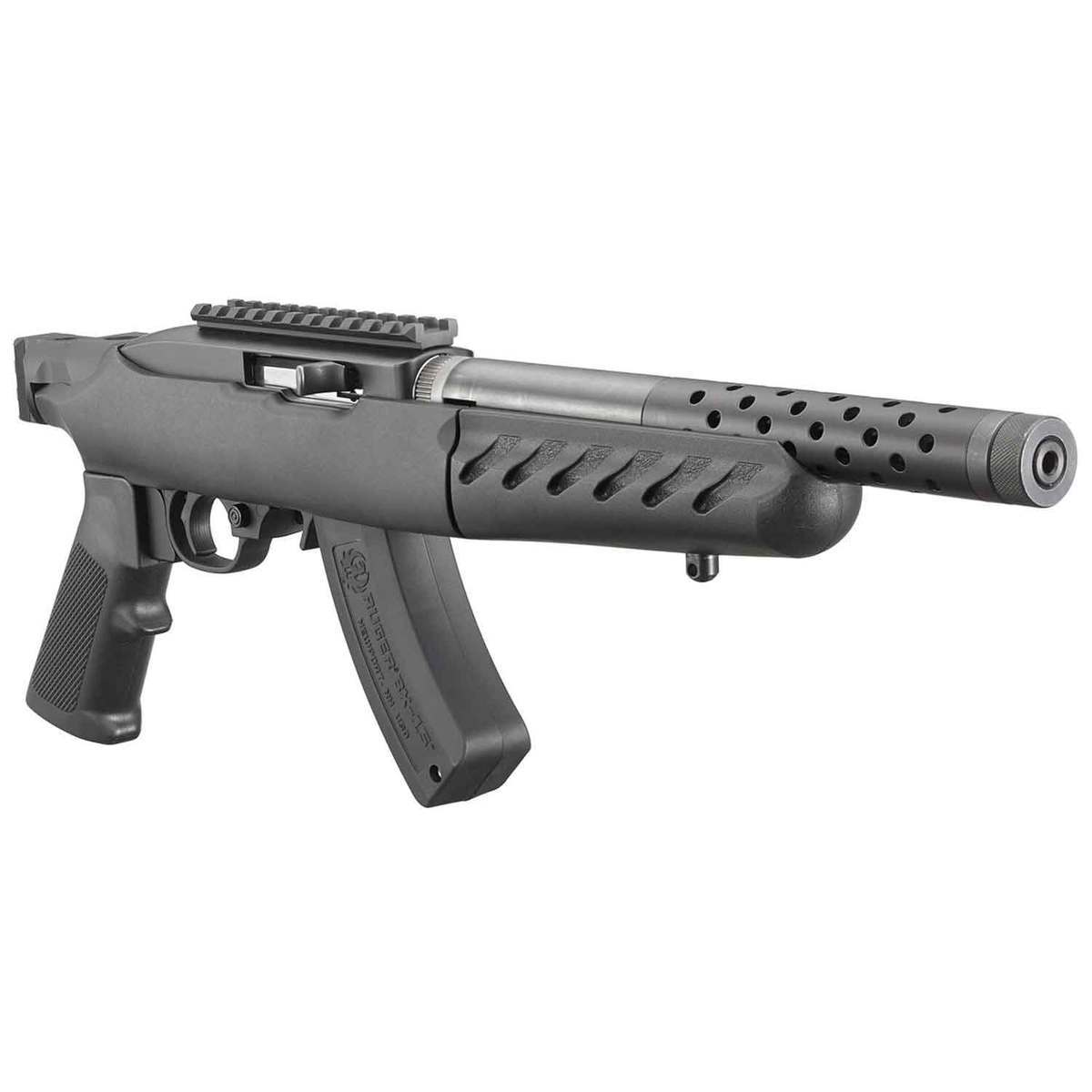 Ruger 22 Charger TD Lite Threaded Barrel 22 Long Rifle 10in Black Modern Sporting Pistol - 15+1 Rounds - Black Ruger 22 Charger TD Lite Threaded Barrel 22 Long Rifle 10in Black Modern Sporting Pistol - 15+1 Rounds - Black