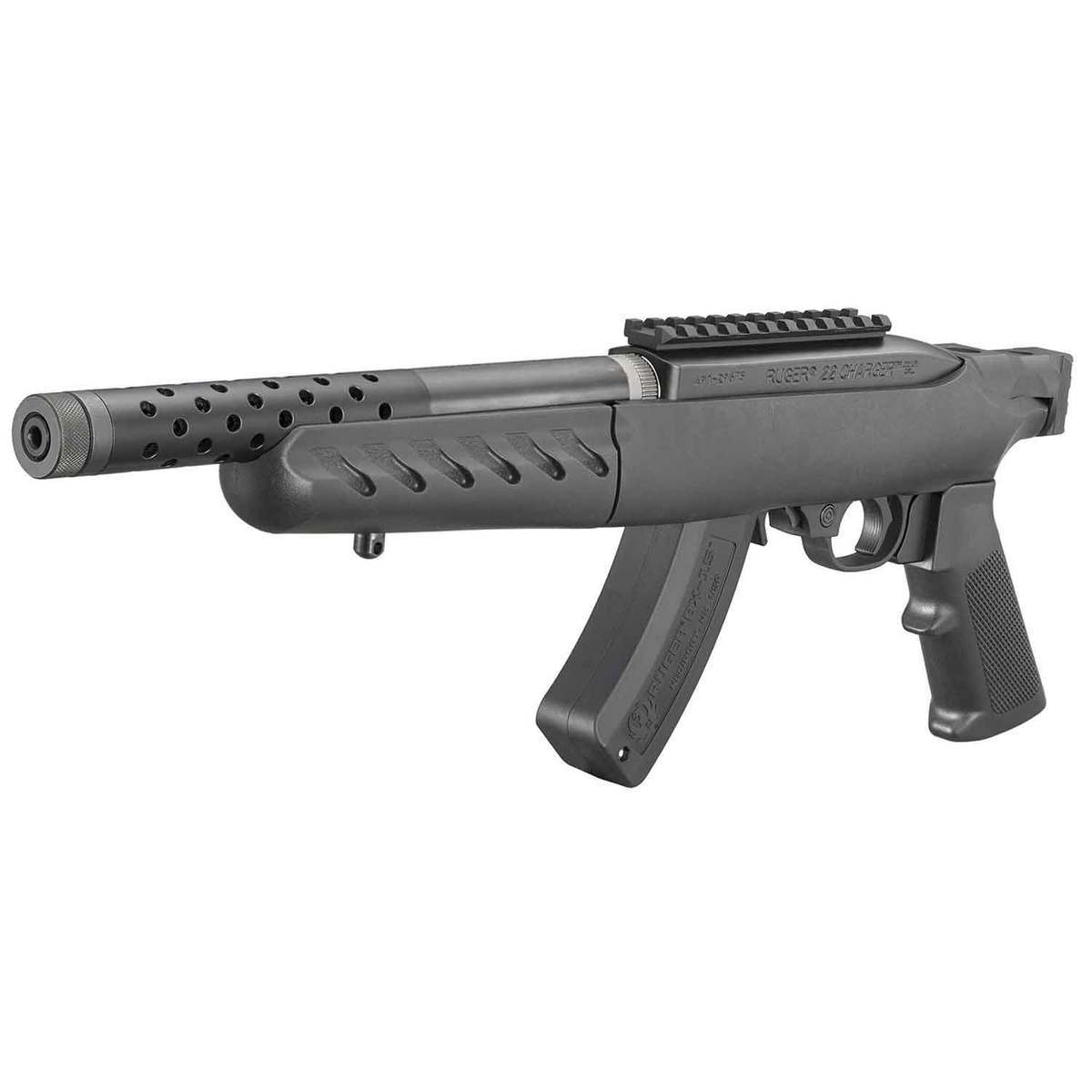 Ruger 22 Charger TD Lite Threaded Barrel 22 Long Rifle 10in Black Modern Sporting Pistol - 15+1 Rounds - Black Ruger 22 Charger TD Lite Threaded Barrel 22 Long Rifle 10in Black Modern Sporting Pistol - 15+1 Rounds - Black