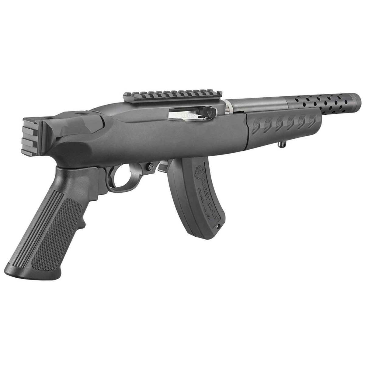 Ruger 22 Charger TD Lite Threaded Barrel 22 Long Rifle 10in Black Modern Sporting Pistol - 15+1 Rounds - Black Ruger 22 Charger TD Lite Threaded Barrel 22 Long Rifle 10in Black Modern Sporting Pistol - 15+1 Rounds - Black