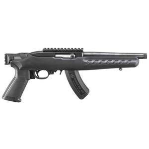 Ruger 22 Charger Threaded Barrel 22 Long Rifle 8in Black Modern Sporting Pistol - 15+1 Rounds