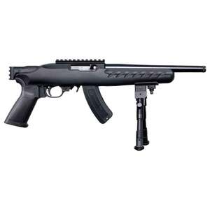 Ruger 22 Charger With Threaded Barrel 22 Long Rifle 10in Black Modern Sporting Pistol - 15+1 Rounds