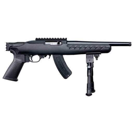 Ruger 22 Charger With Threaded Barrel 22 Long Rifle 10in Black Modern Sporting Pistol - 15+1 Rounds - Black image