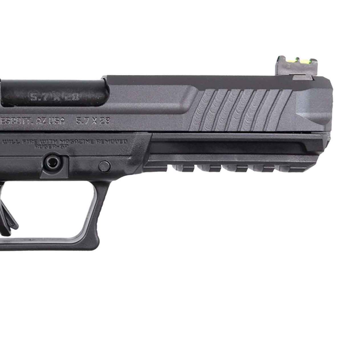 Ruger 57 5.7x28mm 4.94in Black Pistol - 20+1 Rounds - Black Ruger 57 5.7x28mm 4.94in Black Pistol - 20+1 Rounds - Black