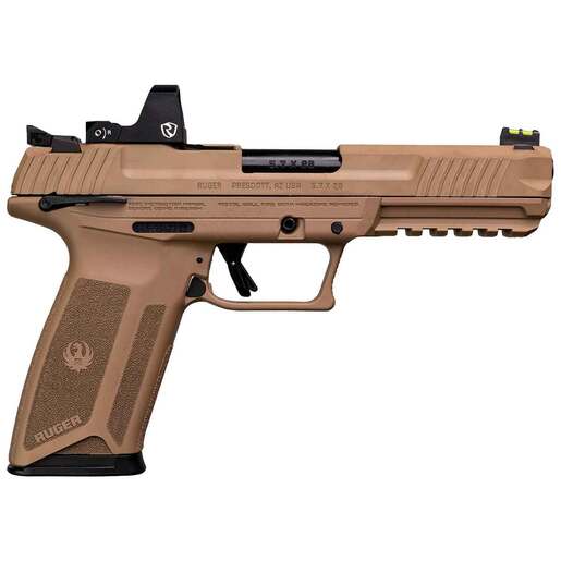 Ruger 57 5.7x28mm 4.94in Davidsons Dark Earth Pistol - 20+1 Rounds - Brown image