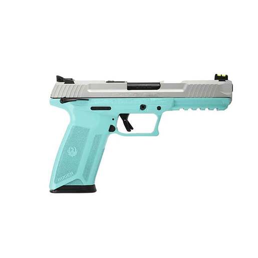 Ruger 57 5.7x28mm 4.94in Turquoise Pistol - 20+1 Rounds - Blue image