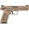 Ruger 57 5.7x28mm 5in Davidson's Dark Earth Pistol - 20+1 Rounds - Tan