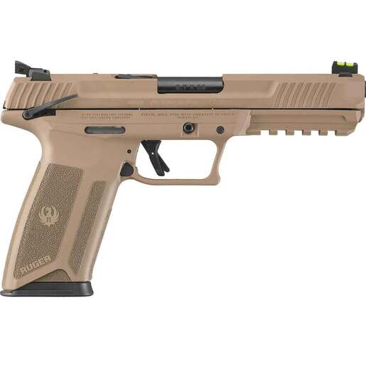 Ruger 57 5.7x28mm 5in Davidson's Dark Earth Pistol - 20+1 Rounds - Tan image